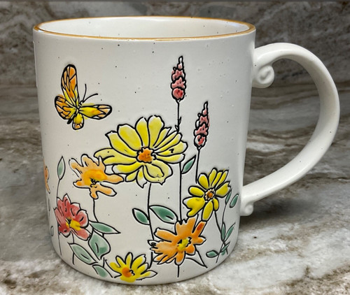 Large coffee mug - mug, butterfly